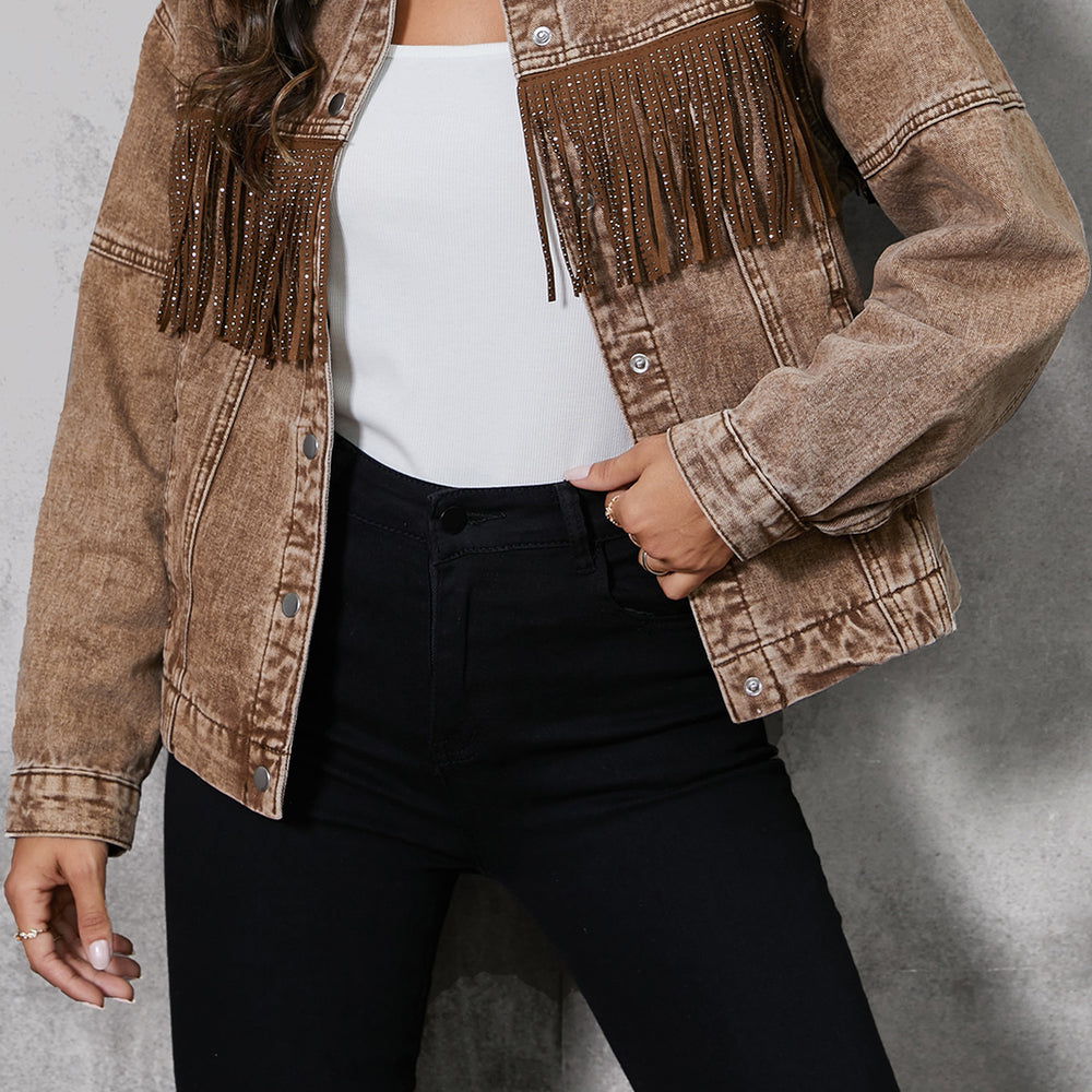 
                  
                    Urban Cowgirl Snap Jacket - Black Ivory Apparel and Boutique
                  
                