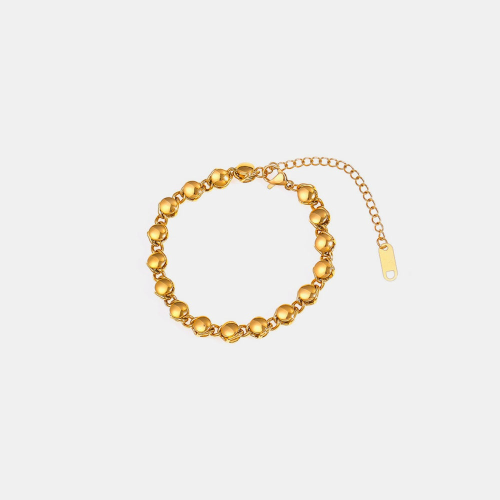 
                  
                    18K Gold-Plated Titanium Steel Bracelet
                  
                