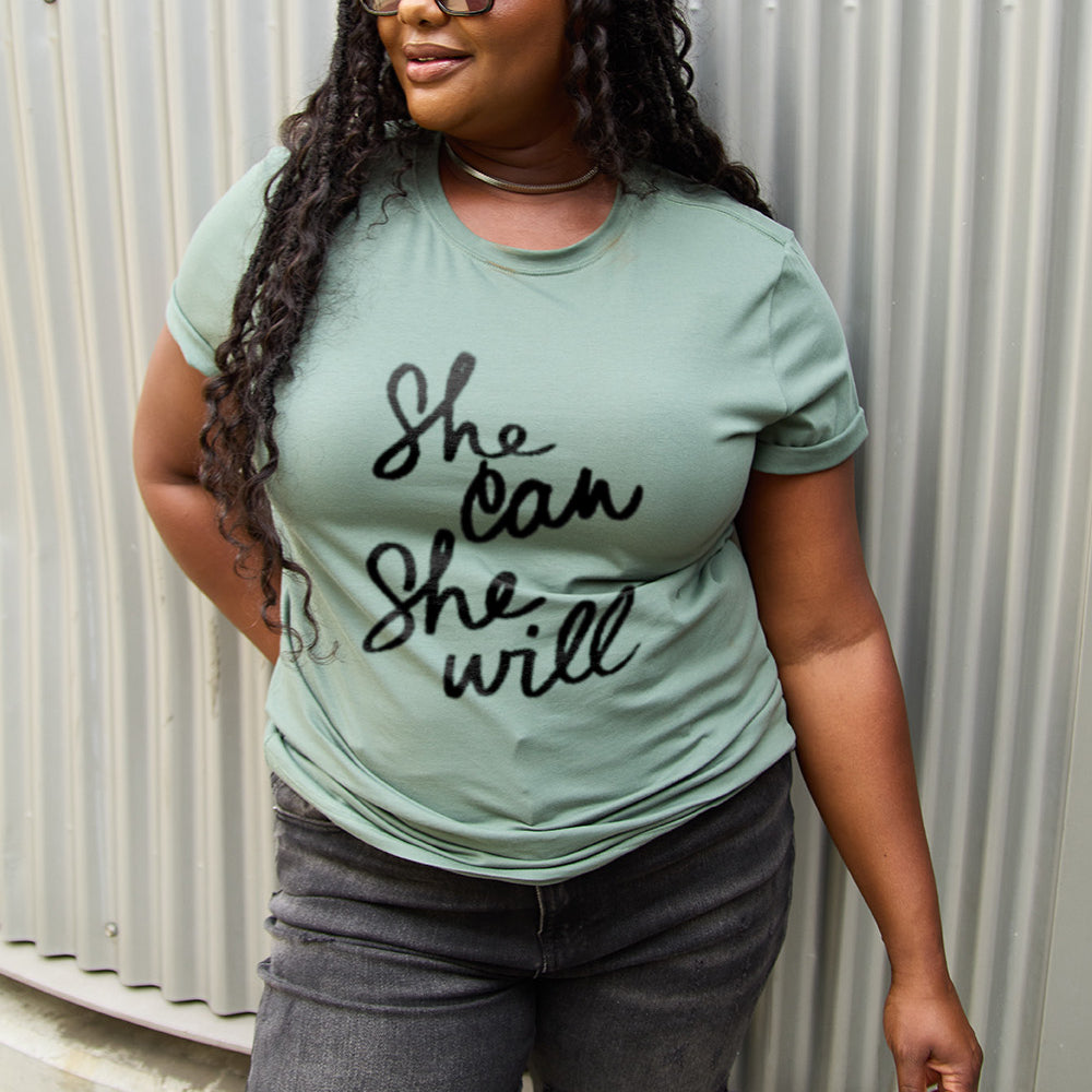 
                  
                    She Can She Will - Black Ivory Apparel and Boutique
                  
                