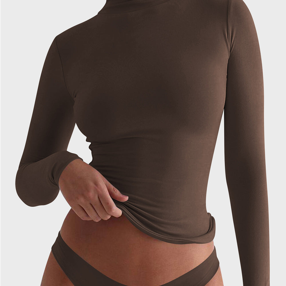 
                  
                    Turtleneck Long Sleeve T-Shirt
                  
                