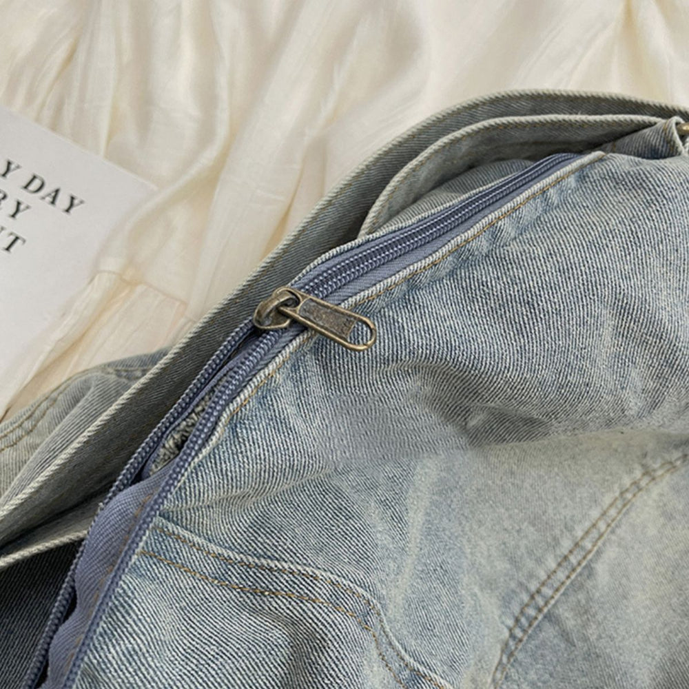 
                      
                        Denim Tote Bag
                      
                    