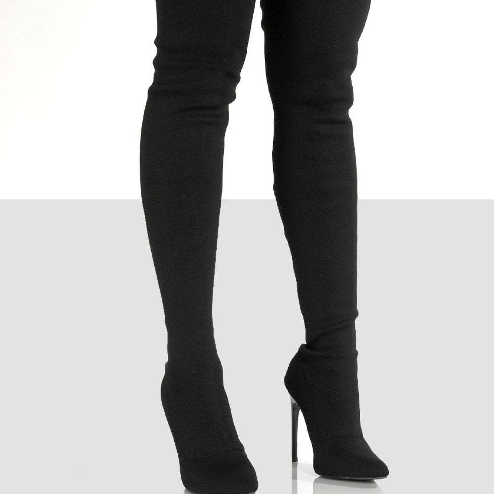 
                  
                    Point Toe Over Knee Stiletto Boots
                  
                