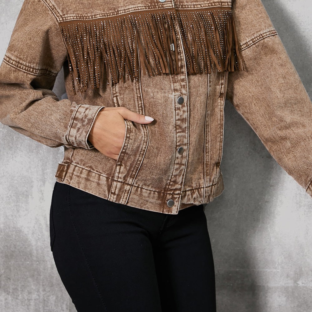 
                  
                    Urban Cowgirl Snap Jacket - Black Ivory Apparel and Boutique
                  
                