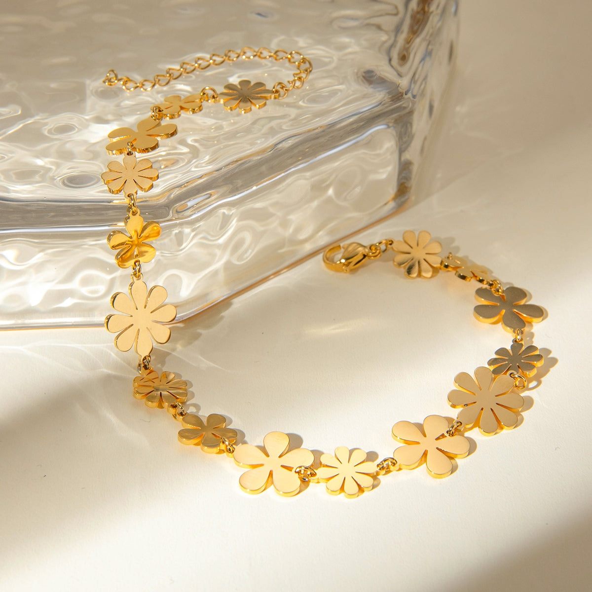 Golden Flower Bracelet