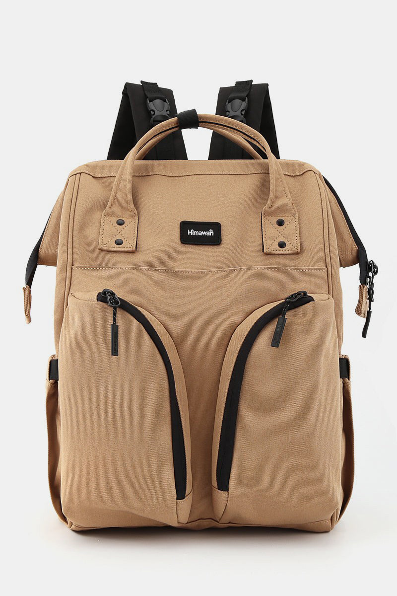 Himawari Waterproof Backpack Bag with Multilayer Pockets - Black Ivory Apparel & Boutique