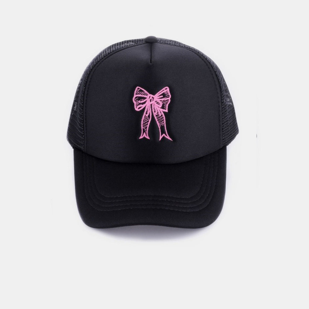 
                  
                    Zenana Ribbon Bow Embroidery Trucker Hat
                  
                