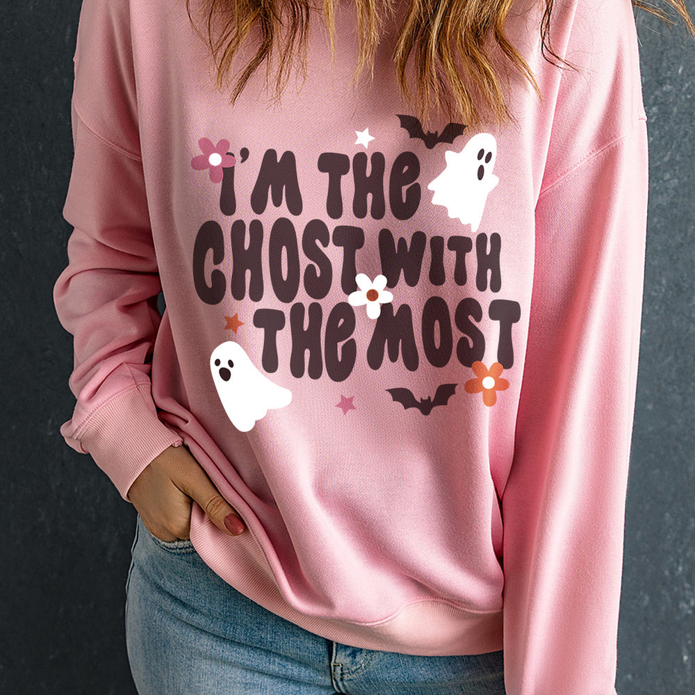 
                      
                        Graphic Round Neck Long Sleeve Sweatshirt
                      
                    