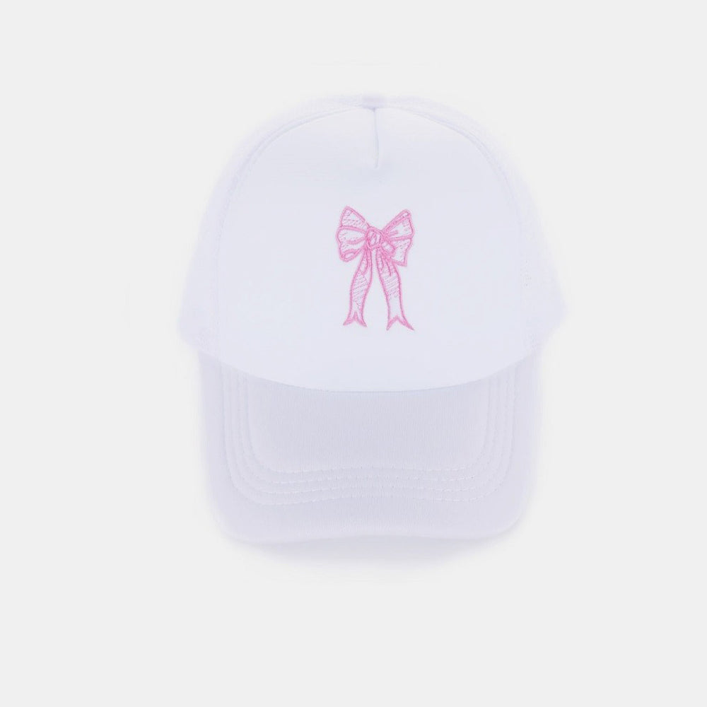 
                  
                    Zenana Ribbon Bow Embroidery Trucker Hat
                  
                