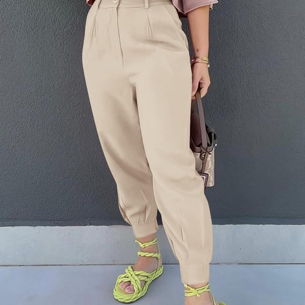 High Waist Cropped Pants