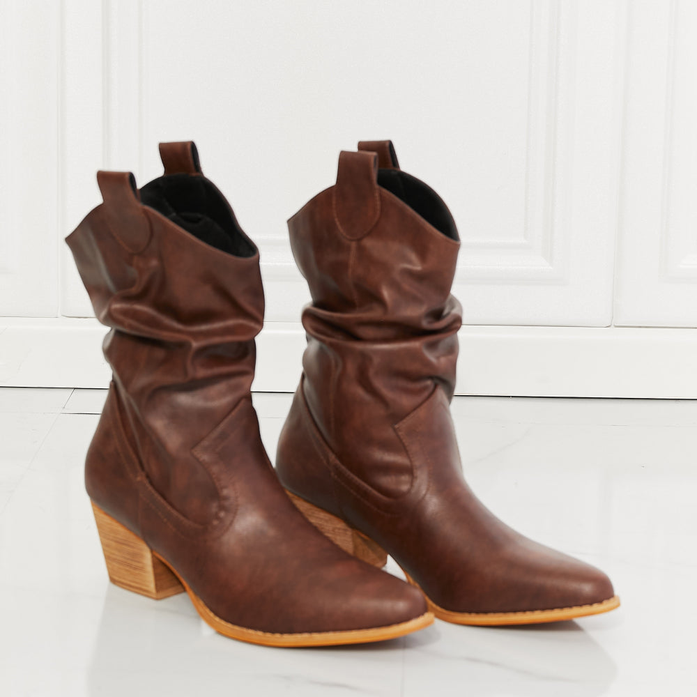 
                  
                    Better in Texas Scrunch Cowboy Boots in Brown - Black Ivory Apparel and Boutique
                  
                