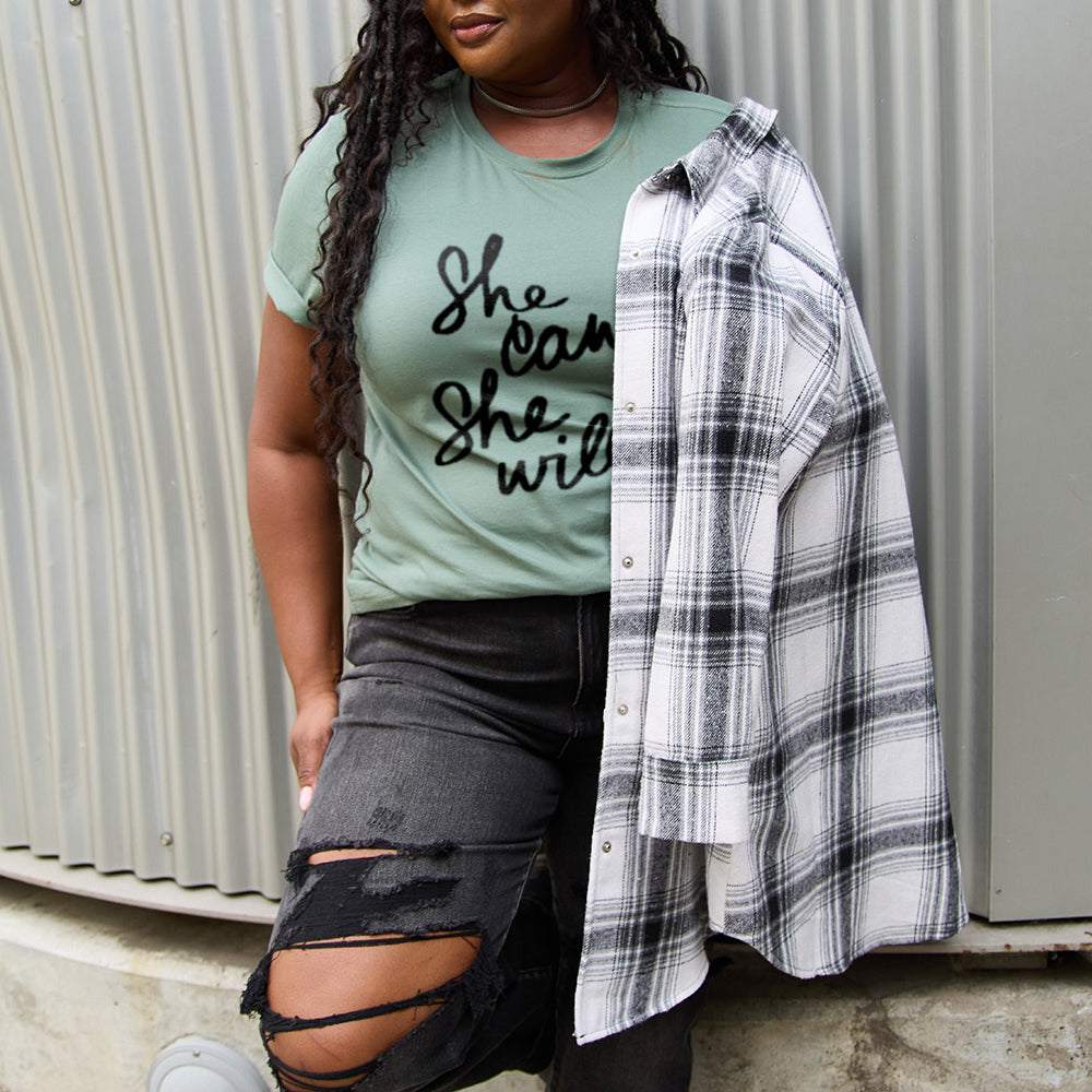 
                  
                    She Can She Will - Black Ivory Apparel and Boutique
                  
                