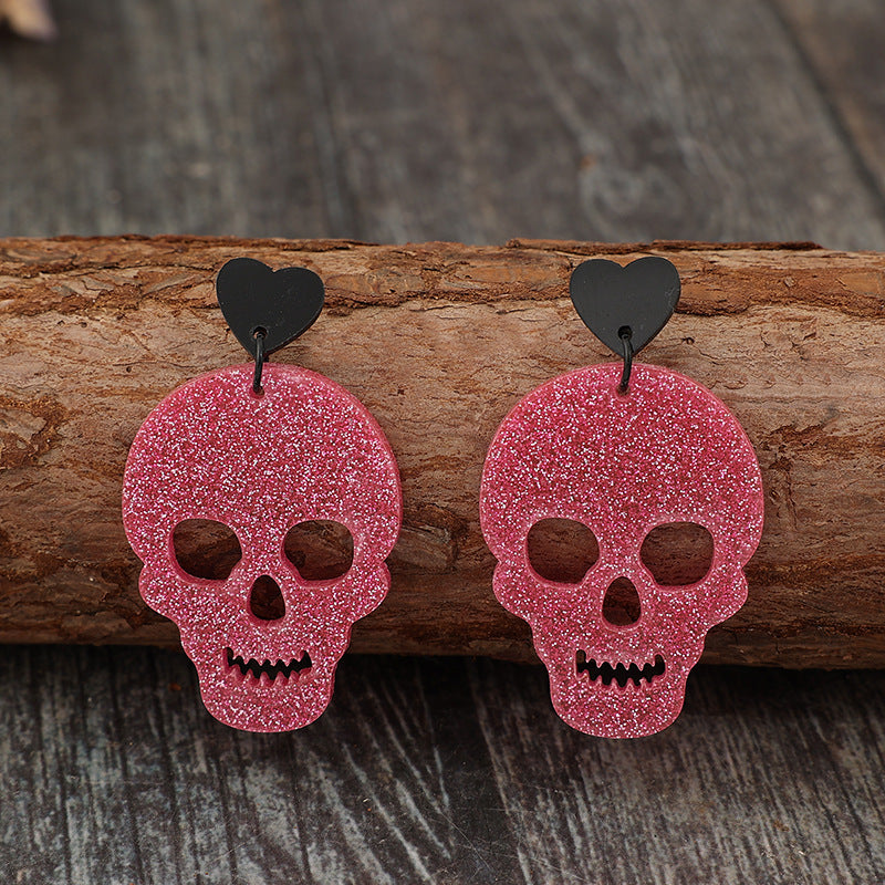 
                      
                        Acrylic Skeleton & Heart Earrings
                      
                    