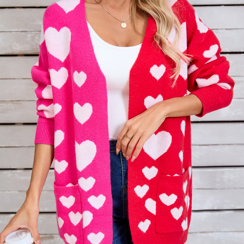 
                  
                    Angel Wings Heart Open Front Long Sleeve Cardigan
                  
                