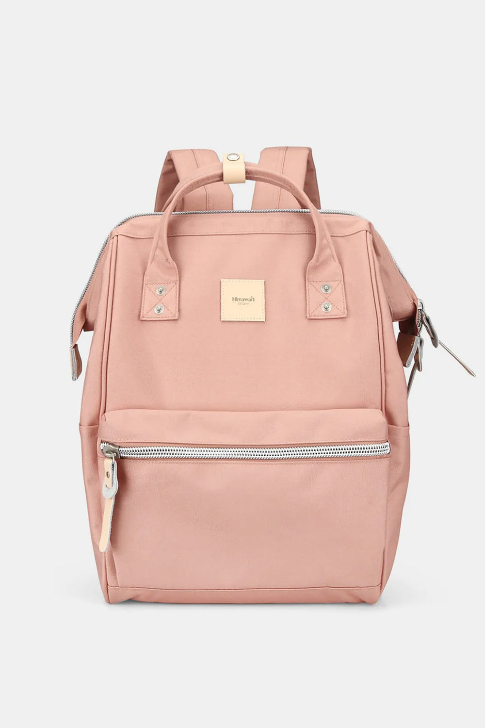Himawari Water Resistant Canvas Backpack Bag with Side Pockets - Black Ivory Apparel & Boutique