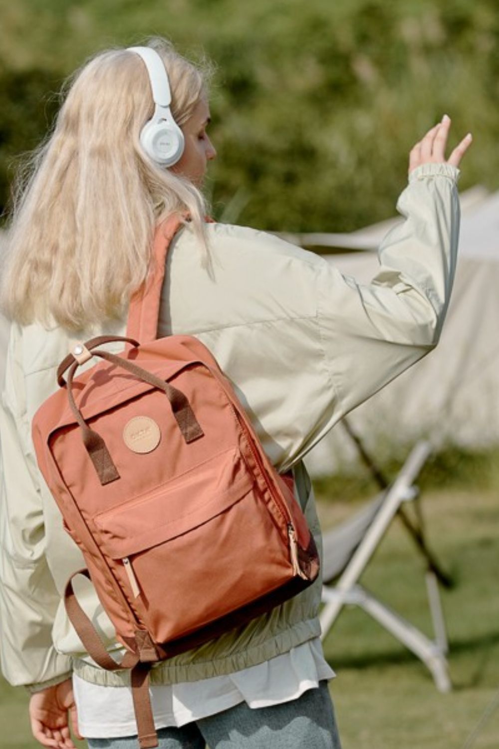 Himawari Waterproof Canvas Backpack Bag with Side Pockets - Black Ivory Apparel & Boutique