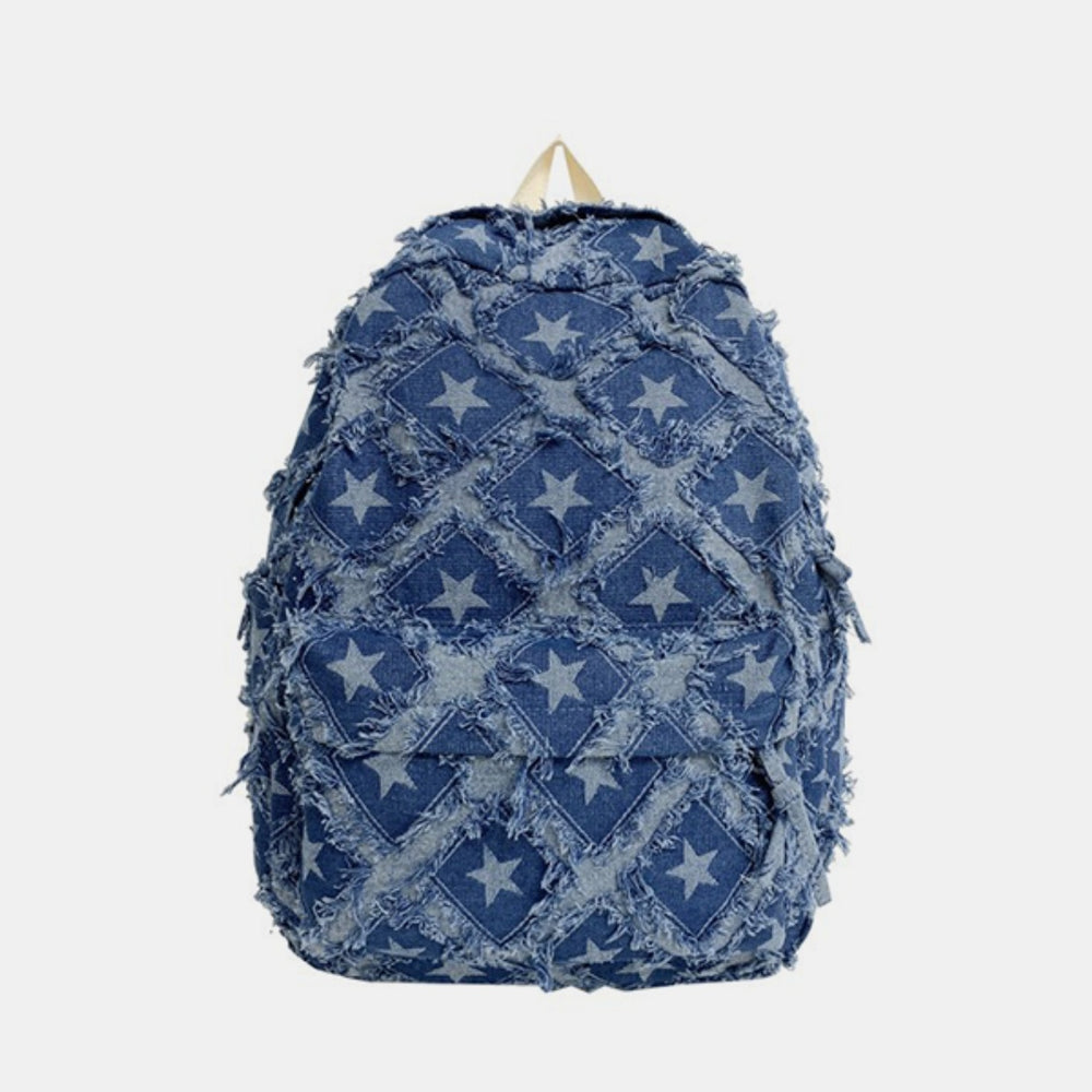 
                  
                    Star Denim Backpack Bag
                  
                