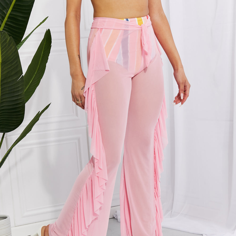 
                      
                        Take Me To The Beach Mesh Ruffle Cover-Up Pants
                      
                    