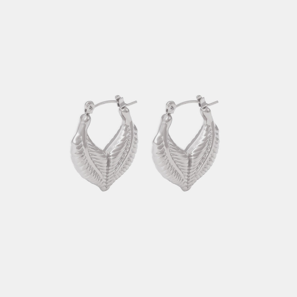 
                  
                    Titanium Steel Leaf Shape Earrings
                  
                