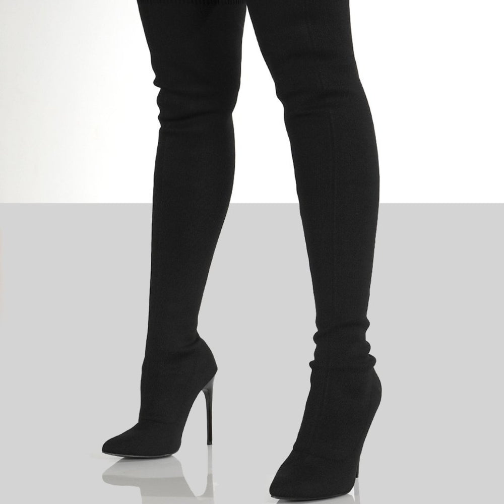 
                  
                    Point Toe Over Knee Stiletto Boots
                  
                