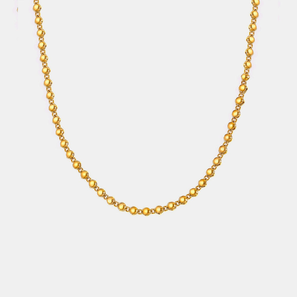 
                      
                        18K Gold-Plated Copper Necklace
                      
                    