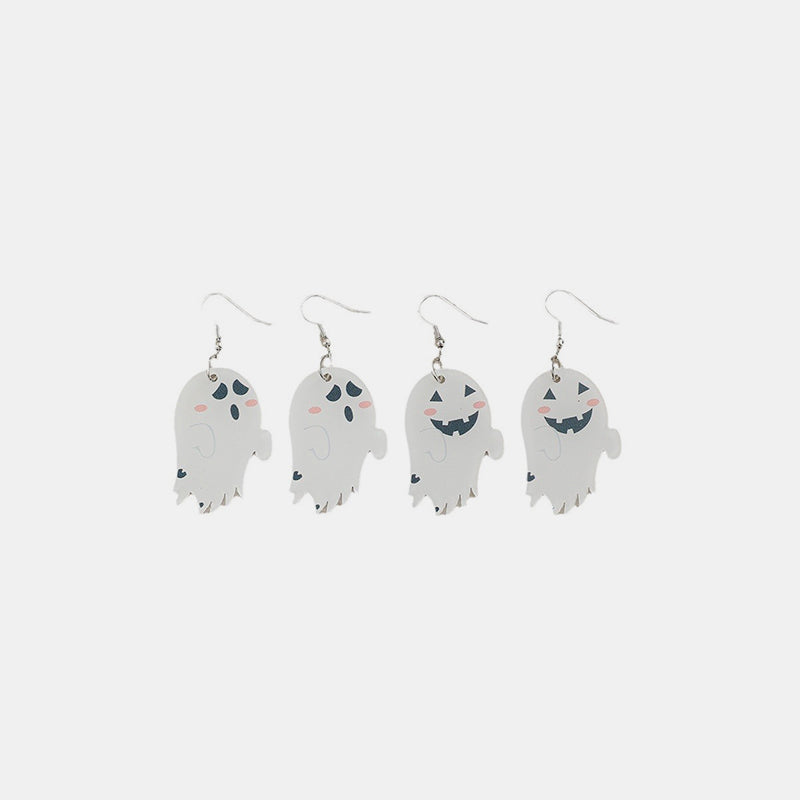 
                      
                        2 Piece Alloy Acrylic Ghost Dangle Earrings
                      
                    