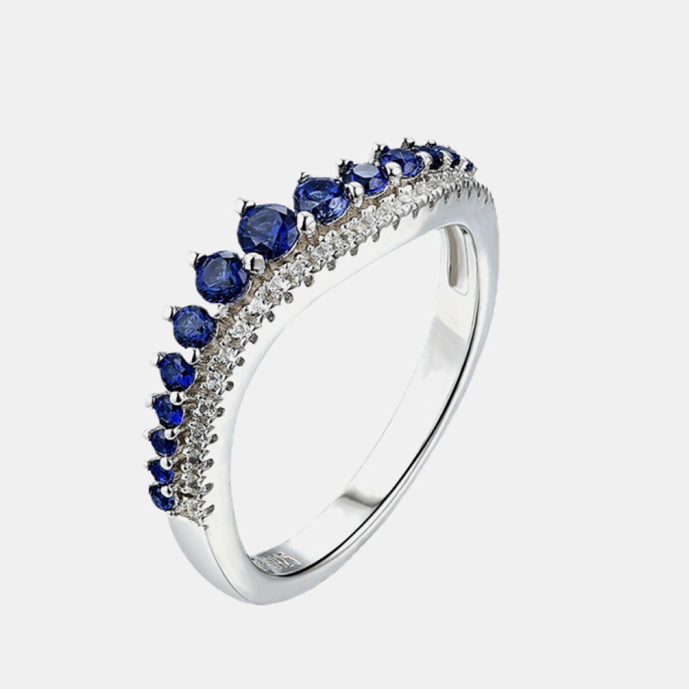 
                  
                    Lab-Grown Sapphire 925 Sterling Silver Rings
                  
                