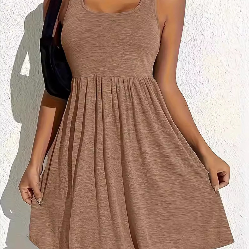 
                  
                    Full Size Square Neck Sleeveless Mini Dress
                  
                