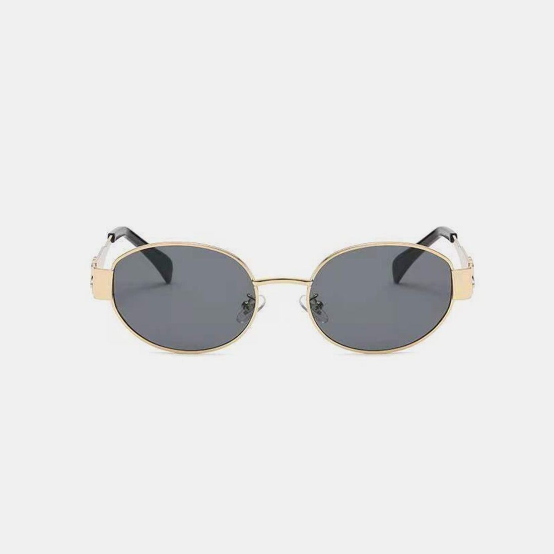 Malena Metal Frame Oval Sunglasses